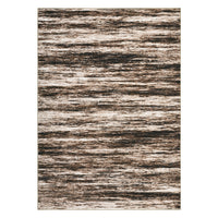 Garvee 10x13 Rugs For Living Room, Modern Abstract Washable Rug, Stain Resistant Indoor Carpet, Non-Slip, Brown