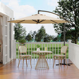 gravitti 10' offset patio umbrella 10' Offset Patio Umbrella - UV Protection & Tilt