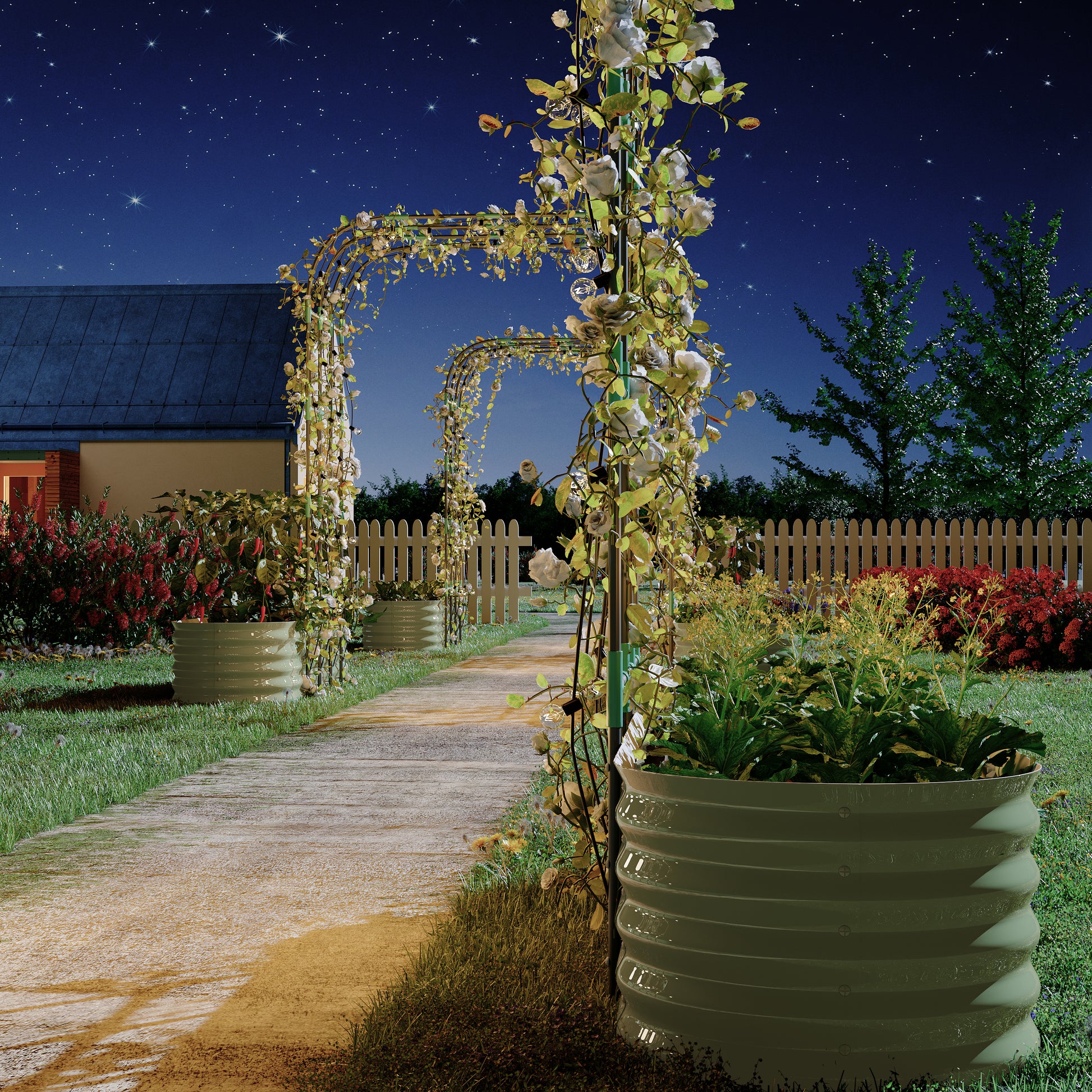 Garvee L200*W60*H45cm Raised Planter Bed