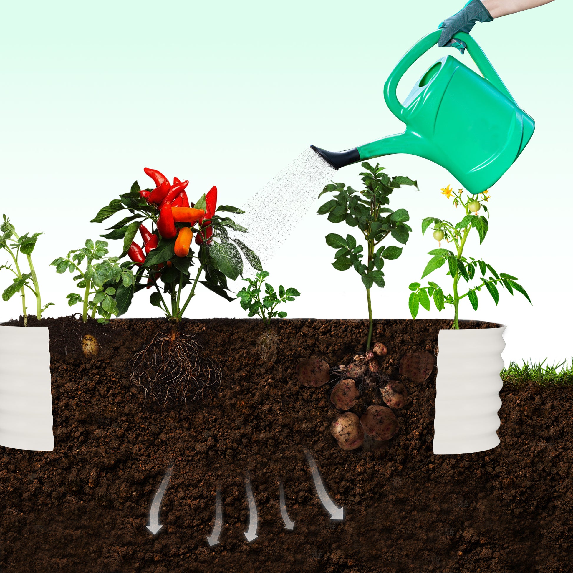 Garvee L200*W60*H45cm Raised Planter Bed