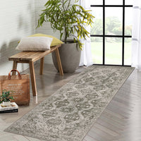 Garvee Persian Red-Brown 2x6 Runner Rug Vintage Irregular Pattern Non Skid Washable Ultra-Thin Long Carpet for Indoor Bedroom Entryway Office Kitchen