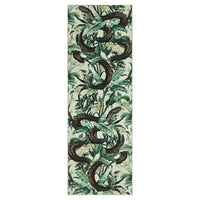 Garvee 2x6 Washable Runner Rug Snake Oriental Hallway Area Rug Retro Aesthetics Animal Throw Carpet Non Slip Soft Non-Shedding Kitchen Runners for Bedroom Entryway Living Room