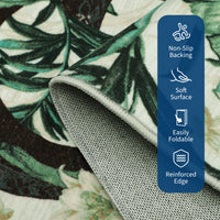 Garvee 2x6 Washable Runner Rug Snake Oriental Hallway Area Rug Retro Aesthetics Animal Throw Carpet Non Slip Soft Non-Shedding Kitchen Runners for Bedroom Entryway Living Room