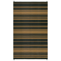 Garvee Outdoor Black Brown 9x12 Rug Waterproof Reversible Plastic Straw Durable UV-Resistant Foldable with Carry Bag for Patio Camping Deck