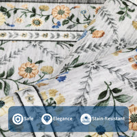 Garvee Grey Modern Foldable Area Rugs Vintage Striped Low Pile Carpet Indoor Living Room Bedroom 10x13ft