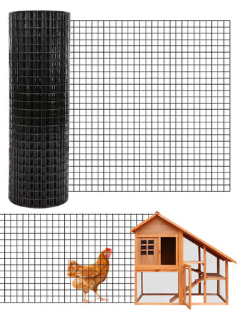 GARVEE 3'x100' Hex Mesh Fence - Galvanized Steel, Rust-Resistant w/Smooth Edges for Gardens & Coops (Small Animal Proof)