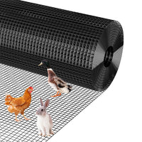 GARVEE 3'x100' Hex Mesh Fence - Galvanized Steel, Rust-Resistant w/Smooth Edges for Gardens & Coops (Small Animal Proof)