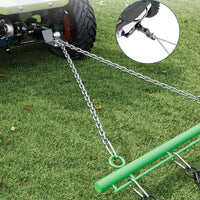 Garvee Heavy Duty Drag Harrow 4x4 FT 3/8" Tines Steel Powder Coated Adjustable Drawbar ATV UTV Lawn Tractor Soil Prep