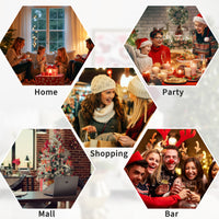 Garvee 7.5ft Pre-Lit Pencil Christmas Tree, Artificial Hinged Xmas Tree with 854 Snow Flocked Tips, 350 Warm-White LED Lights, Metal Stand, Fake Slim Christmas Trees for Indoor/Outdoor Decor