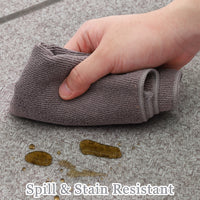 Garvee Indoor Area Rug Weather Resistant Easy to Clean Ultra Thin Non Slip Stain Resistant Floor Mat for Dining Room Bedroom Beige 2x6Ft