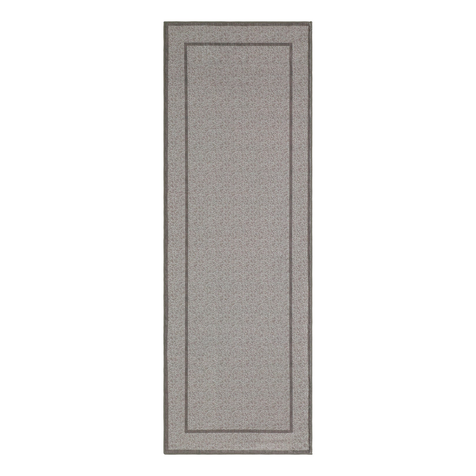 Garvee Indoor Area Rug Weather Resistant Easy to Clean Ultra Thin Non Slip Stain Resistant Floor Mat for Dining Room Bedroom Beige 2x6Ft