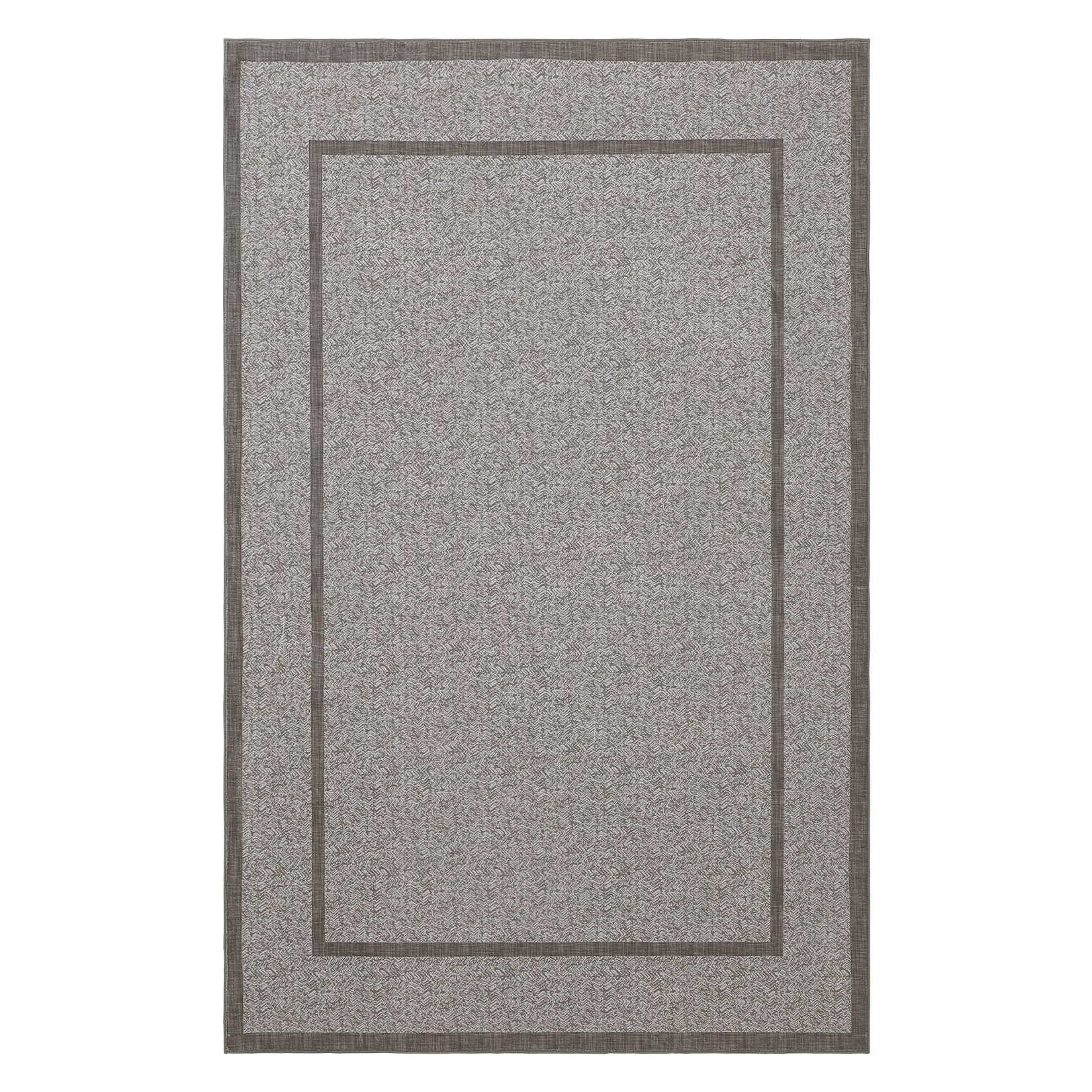 Garvee Indoor Area Rug Weather Resistant Easy to Clean Non Slip Stain Resistant Floor Mat for Dining Room Bedroom 5x7Ft Beige