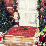 Garvee Christmas Rug with Snow Reindeer Area Rugs for Living Room Soft Low Pile Washable Rug for Home Decor Indoor Non Slip Carpet Red 2*3Ft - Red