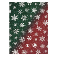 Garvee Bold Color Christmas Red & Green 4x6 Area Rugs - Non-Slip Reversible Washable Skin-Friendly Soft Rug - Machine Washable for Floor Washer, Pets & Baby Friendly Holiday Decor