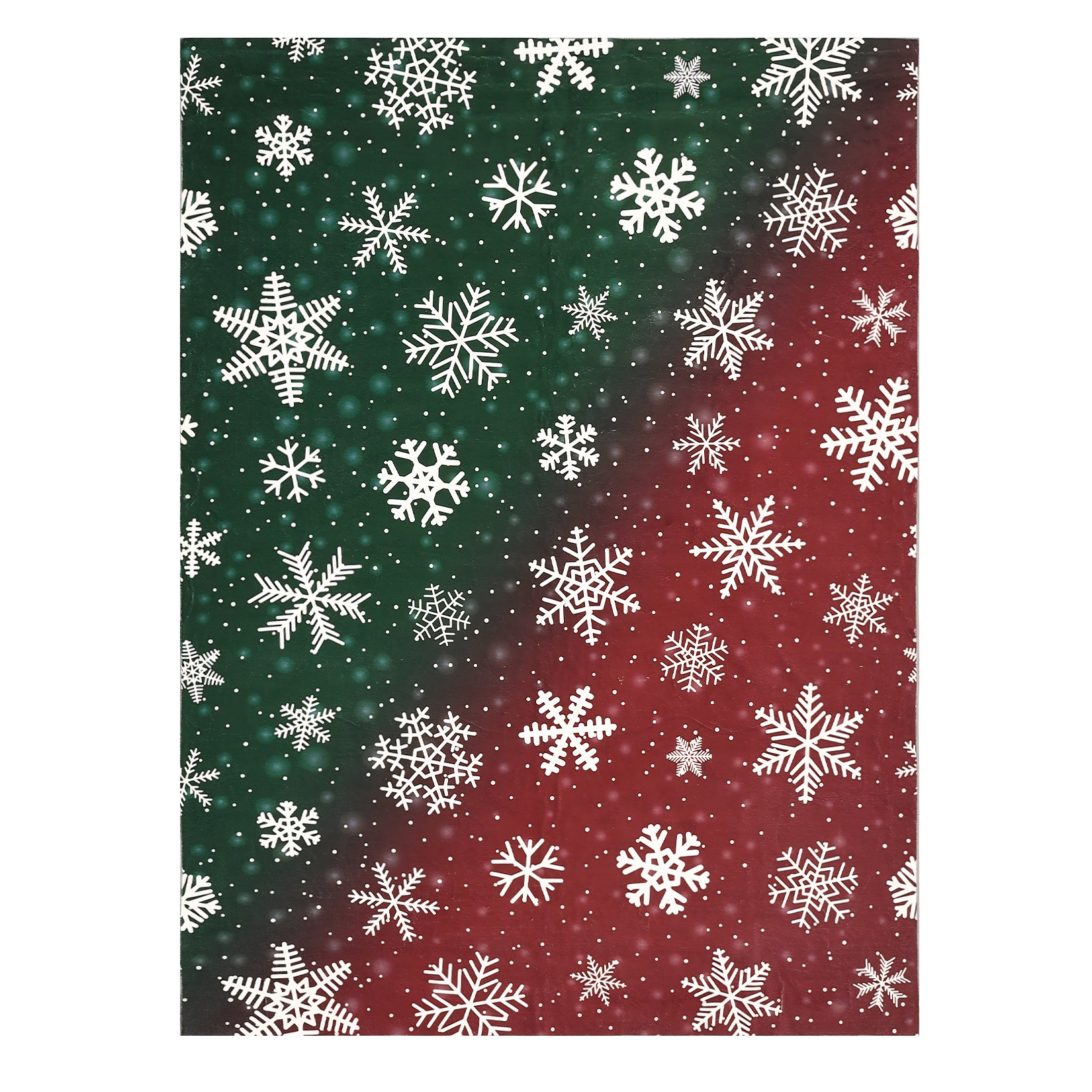 Garvee Bold Color Christmas Red & Green 5x7 Area Rugs - Non-Slip Reversible Washable Skin-Friendly Soft Rug - Machine Washable for Floor Washer, Pets & Baby Friendly Holiday Decor