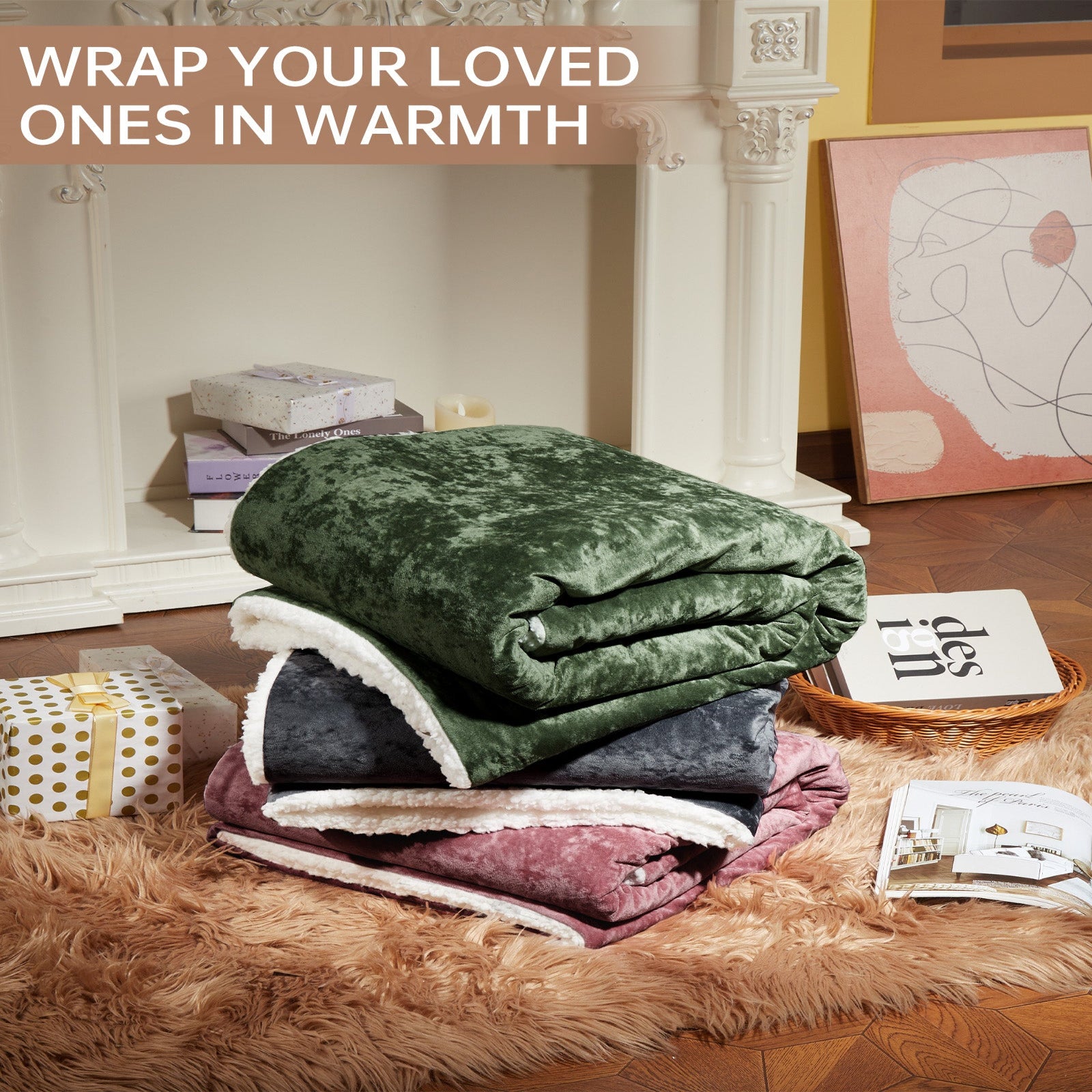 Garvee Pink Heated Throw Blanket, Electric Throw Blanket, Velvet Soft Fast Heating Blankets Throw, 4 Heat Levels & 4H Auto Off, Machine Washable, Over-Heat Protection, ETL Certified, 50" x 60"