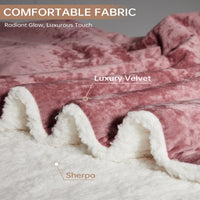 Garvee Pink Heated Throw Blanket, Electric Throw Blanket, Velvet Soft Fast Heating Blankets Throw, 4 Heat Levels & 4H Auto Off, Machine Washable, Over-Heat Protection, ETL Certified, 50" x 60"