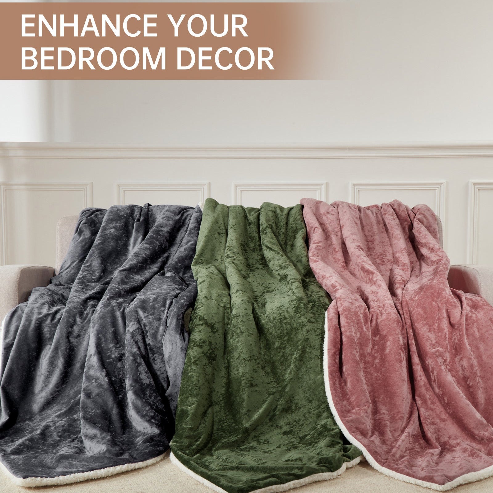 Garvee Electric Blanket Queen with Dual Controls, 4 Heat Settings & 10H Auto Off, Velvet Soft Heating Blankets, ETL Certified, Heated Blanket Queen Size, Machine Washable, 84"x90" Grey