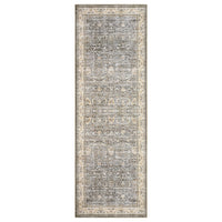 Garvee Washable Runner Rugs, Beige Yellow 2'X6' Antique Distressed Long Rug, Modern Non Slip Stain Resistant Vintage Print Accent Carpet for Living Room Bedroom Dining Office Farmhouse Hallway Entryway