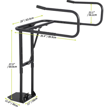 Garvee Hydraulic Metal Hot Tub Cover Lifter - Heavy-Duty Adjustable Spa Lid Remover - Global Undermount, No-Drill Install - Fits 32"–52", Single Gas Rod - Single Gas Rod Width 32"–52" Galvanized