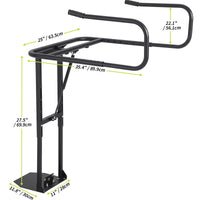 Garvee Hydraulic Metal Hot Tub Cover Lifter - Heavy-Duty Adjustable Spa Lid Remover - Global Undermount, No-Drill Install - Fits 32"–52", Single Gas Rod - Single Gas Rod Width 32"–52" Galvanized