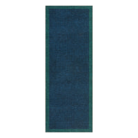 Garvee Washable Runner Rug 2x6, Geometric Non Slip Hallway Runner Rug for Entryway Kitchen Bedroom, Blue Teal