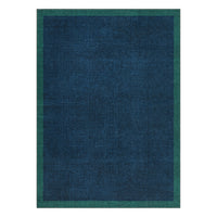 Garvee Washable Area Rug 5x7 Geometric Modern Ultra Soft Non Slip Carpet for Living Room Bedroom Blue Teal