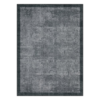 Garvee Living Room Area Rug 9x12 Dark Grey, Washable Non Slip Stain Resistant Geometric Carpet for Dining Room Bedroom Home Office