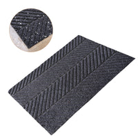 Garvee Front Door Mat for Outdoor Entry, 24x36 in Non Slip Weatherproof Entrance Doormat, Heavy Duty Waterproof Weather Mat for Hallway Entryway Mudroom Porch, Black