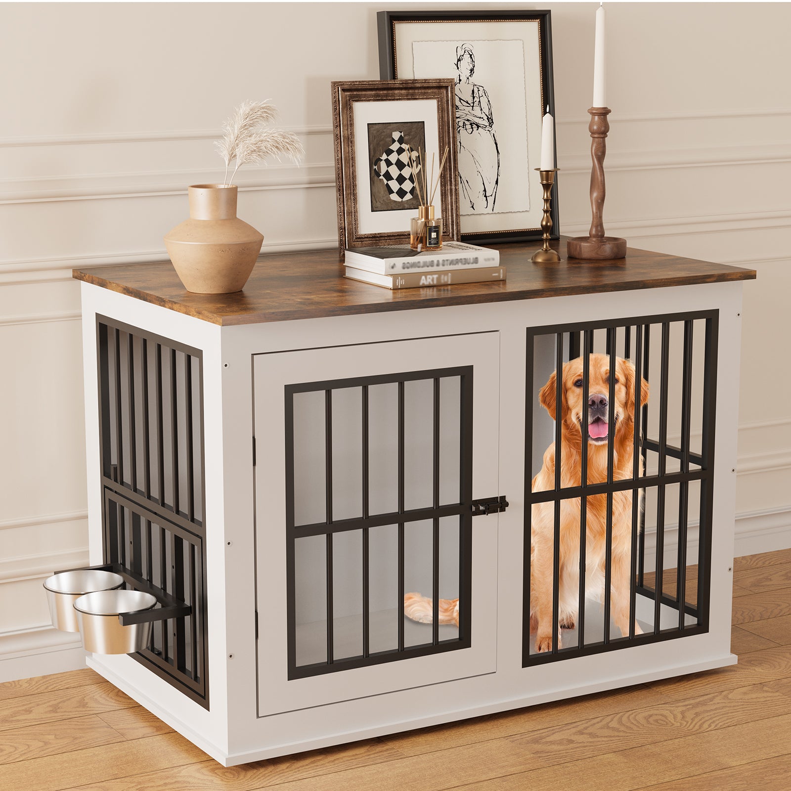 Designer Dog Crate Furniture