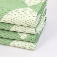 Garvee Outdoor Rug 10x14 Large Plastic Straw Rug Waterproof Reversible Portable Camping Rug Green Diamond for Patio Porch Balcony