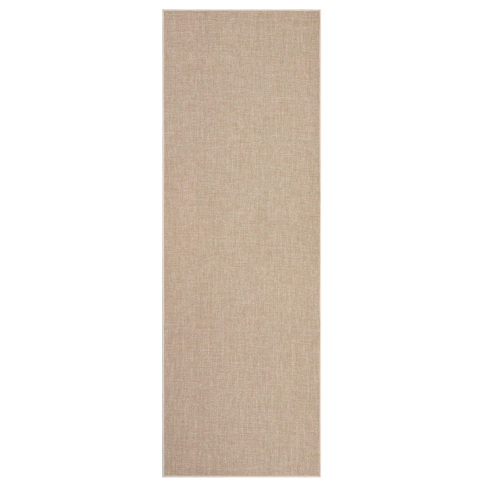 Garvee Washable Runner Rug 2x6 Sand Beige Non Slip Thin Foldable Runner for Entryway Kitchen Bathroom