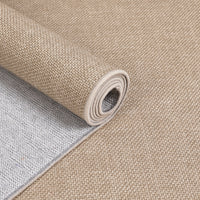 Garvee Large Washable Rug 9x12 Sand Beige Modern Solid Rugs for Living Room Bedroom Office, Non Slip, Ultra-Thin, Foldable