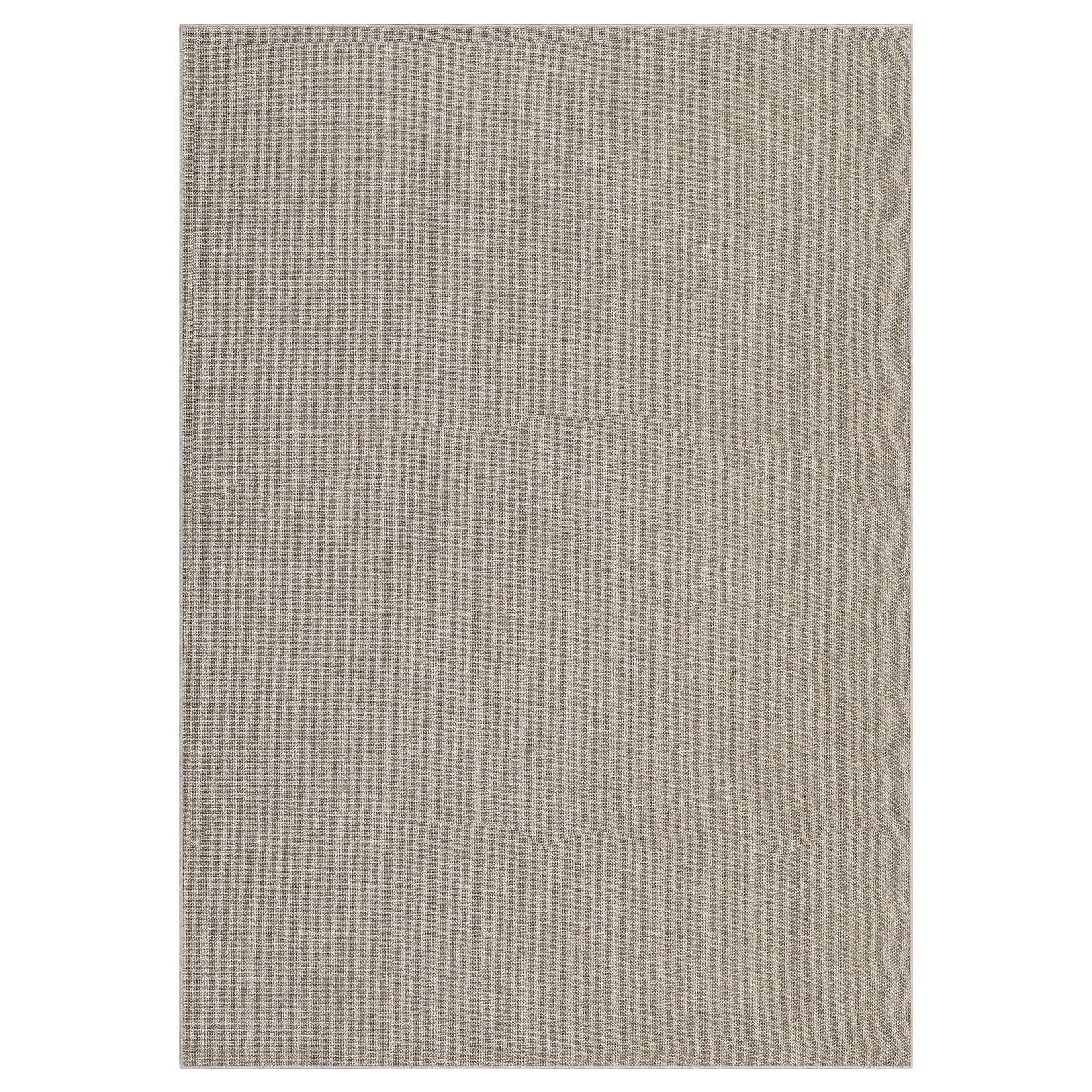 Garvee Woven Textured Area Rug 5x7 Washable Non-Slip Low Pile Carpet Taupe for Living Room Bedroom Nursery