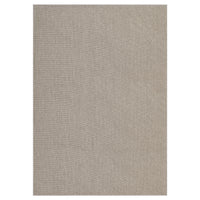 Garvee Woven Textured Area Rug 5x7 Washable Non-Slip Low Pile Carpet Taupe for Living Room Bedroom Nursery