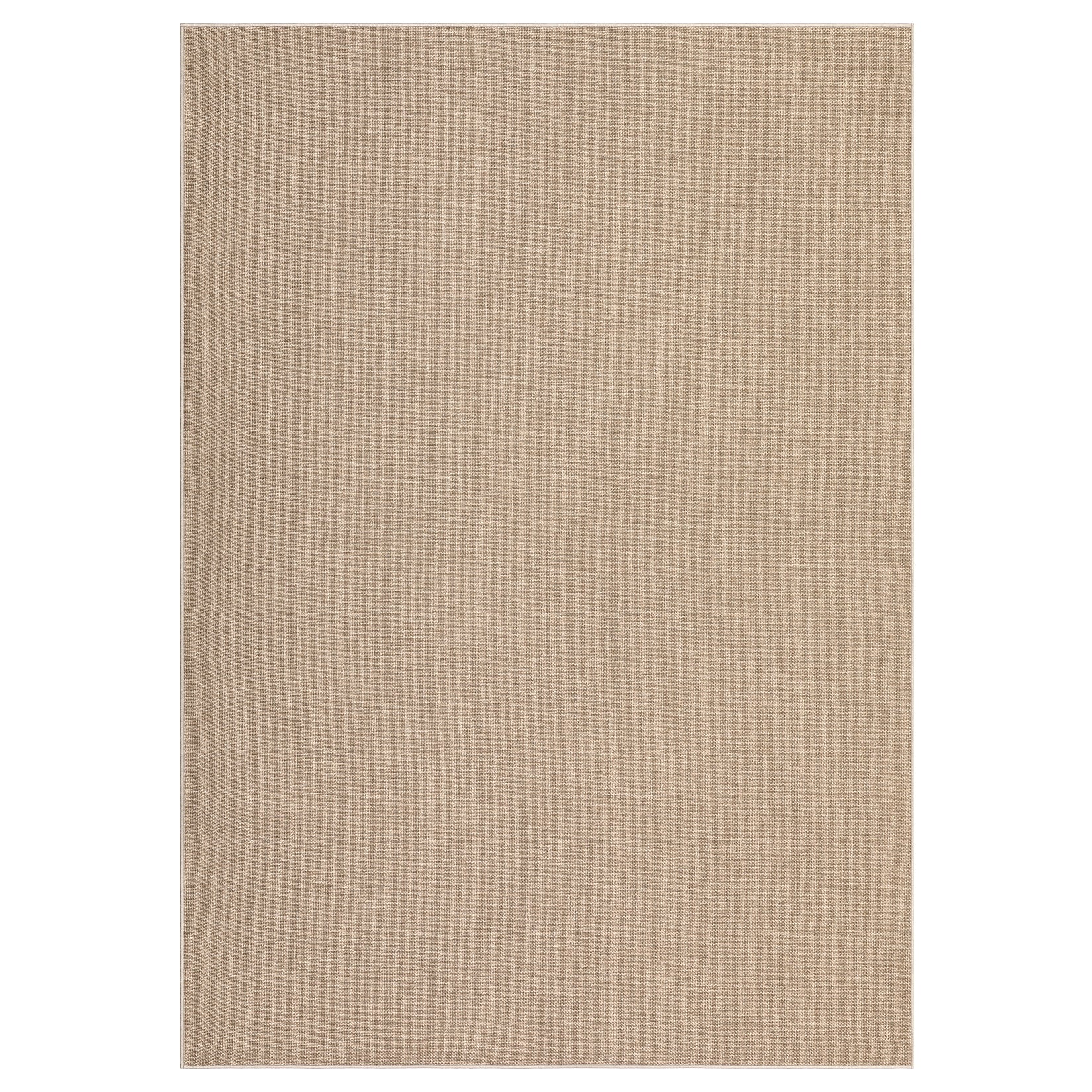 Garvee Large Washable Rug 9x12 Sand Beige Modern Solid Rugs for Living Room Bedroom Office, Non Slip, Ultra-Thin, Foldable