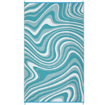 Garvee Camping Rug 10x20 Outdoor Waterproof UV Resistant Polypropylene Reversible Lightweight Patio Deck Picnic