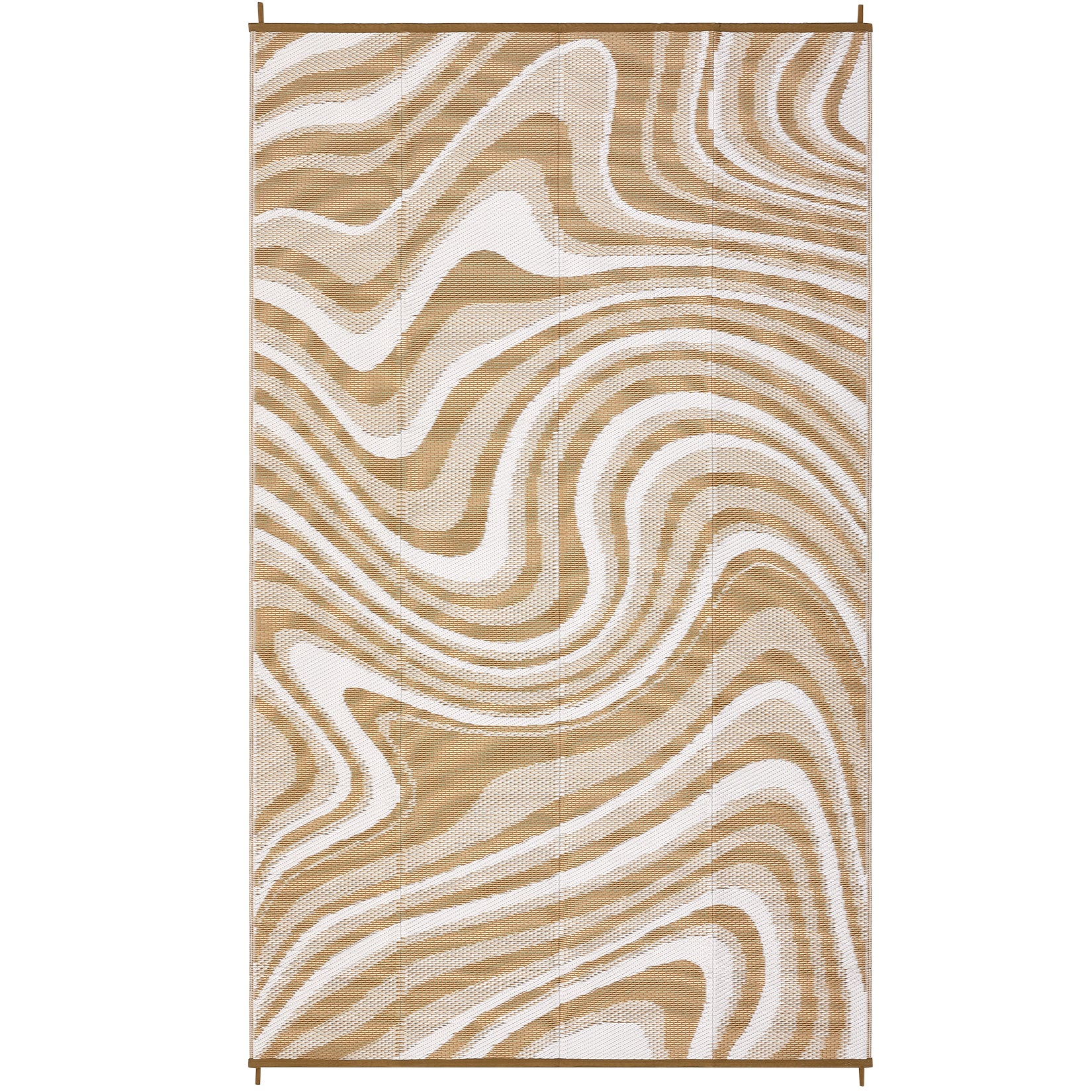 Garvee 10x14 Outdoor Rug Waterproof Reversible Polypropylene UV Resistant Lightweight Camping Picnic Deck Balcony