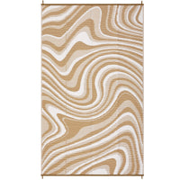 Garvee 10x14 Outdoor Rug Waterproof Reversible Polypropylene UV Resistant Lightweight Camping Picnic Deck Balcony