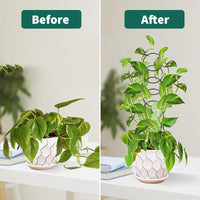 Garvee 17.3 Small Trellis for Potted Plants, 12 Pcs Heavy Duty Sturdy Metal Trellis for Climbing Plants, Rustproof Houseplant Support for Pothos Hoya Ivy Flower