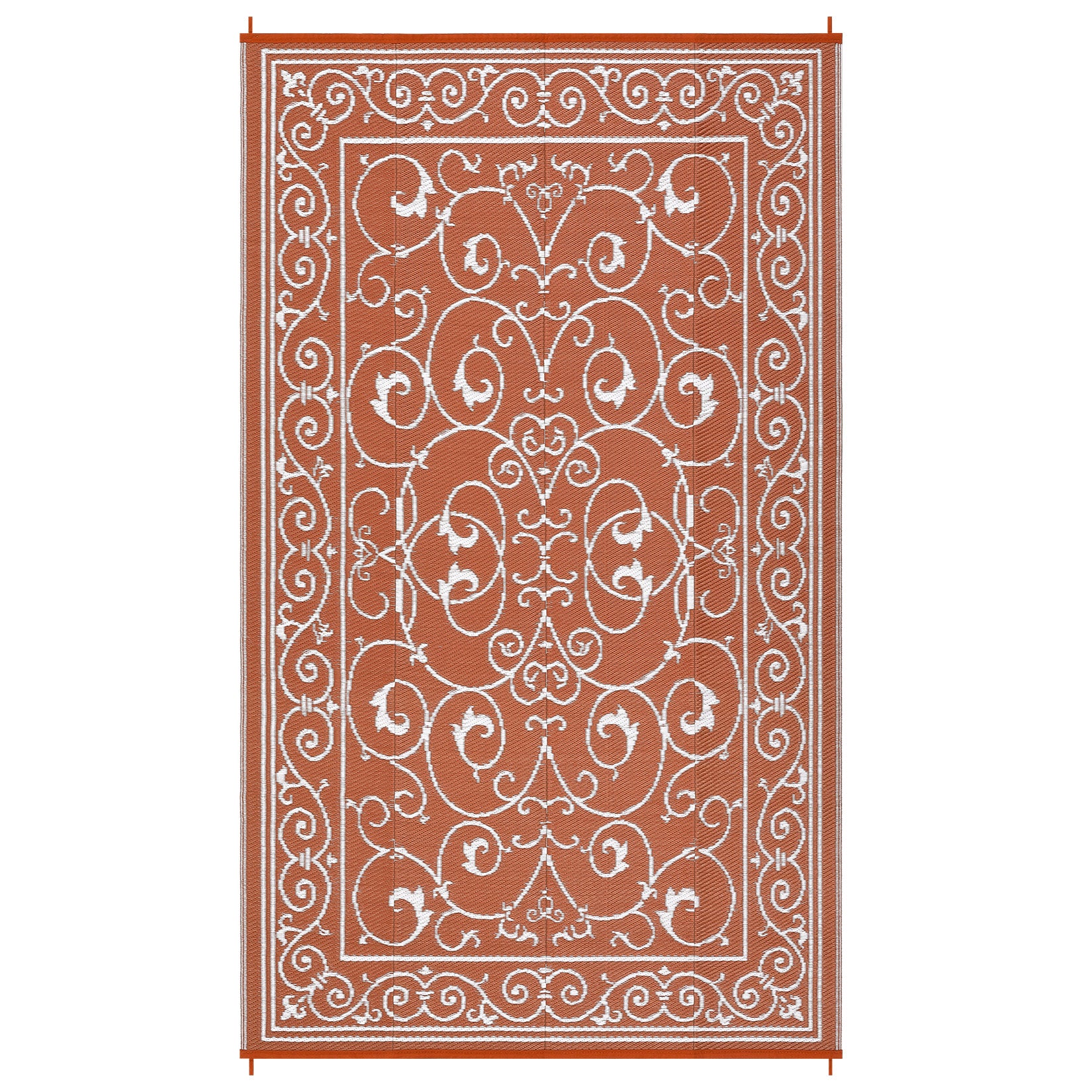 Garvee  9' x 18' Outdoor Rug Reversible Waterproof Foldable Plastic Straw Mat Lightweight Easy Clean for Patio Camping Beach Balcony
