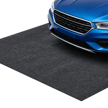 Garvee Garage Mats Oversize Garage Floor Paking Mat for Under Car, 7'4" × 20' Non-Slip Gray Garage Flooring Carpets, Absorbent Oil Garage Parking Mat, Waterproof Mats