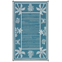 Garvee Outdoor Rug 9x12 Waterproof Reversible Polypropylene Durable Quick-Dry Lightweight Patio Deck Balcony Camping