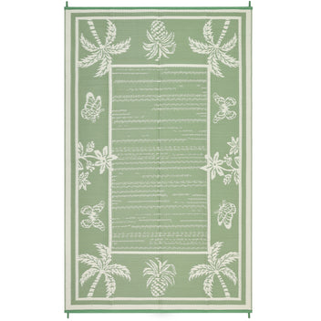 Garvee Outdoor Rug 8x10 Waterproof Reversible Polypropylene Durable Quick-Dry Lightweight Patio Deck Camping RV Balcony