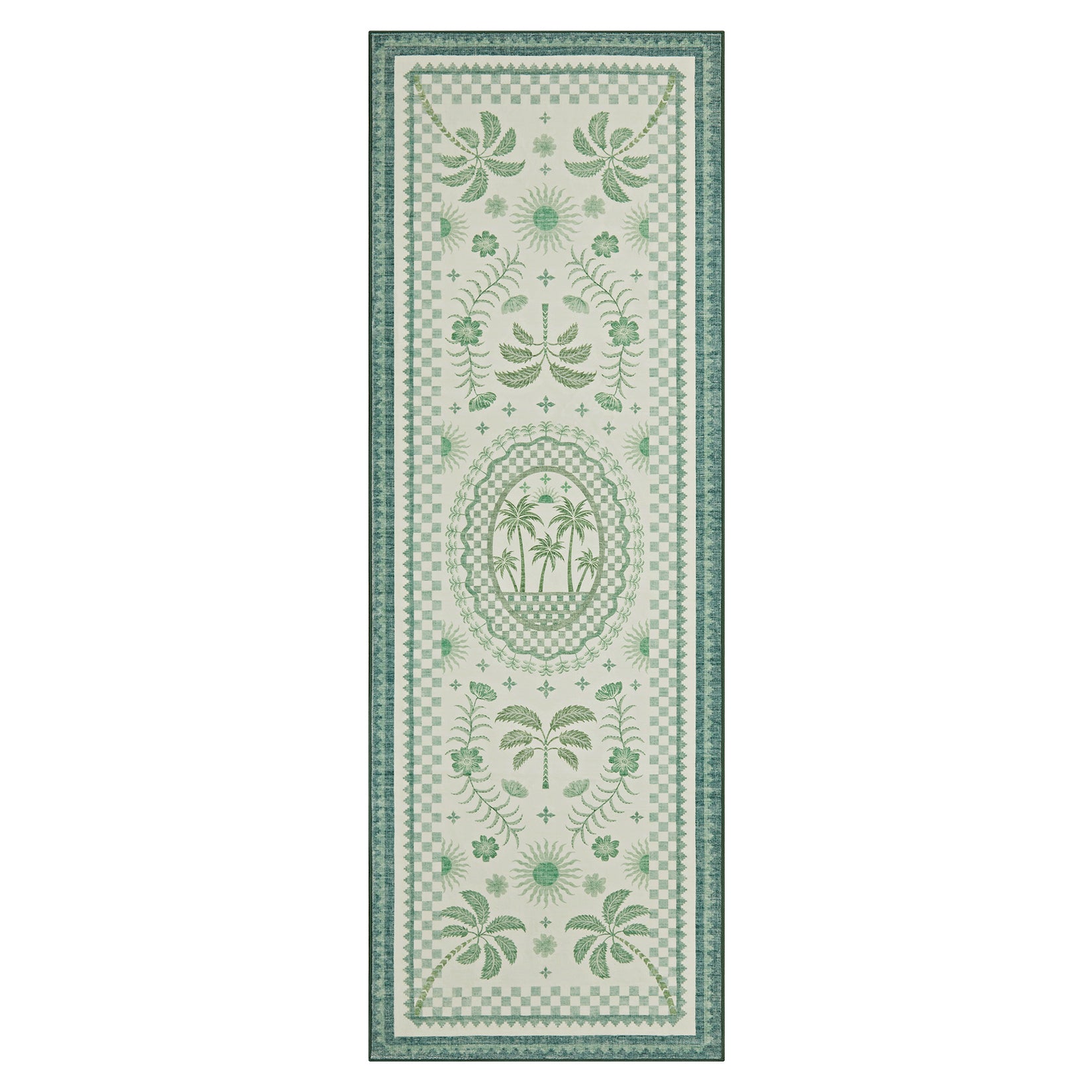 Garvee Premium Animal & Floral Area Rug – Kids & Living Room Friendly, Soft Woven Carpet, 5x7 ft