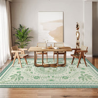 Garvee Premium Animal & Floral Area Rug – Kids & Living Room Friendly, Soft Woven Carpet, 5x7 ft