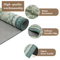 Garvee Premium Animal & Floral Area Rug – Kids & Living Room Friendly, Soft Woven Carpet, 5x7 ft