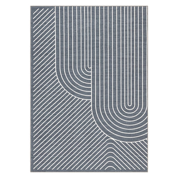 Garvee Large Washable Rugs for Living Room Bedroom, Soft Non-Shedding Pearl Velvet, Neutral Modern Design