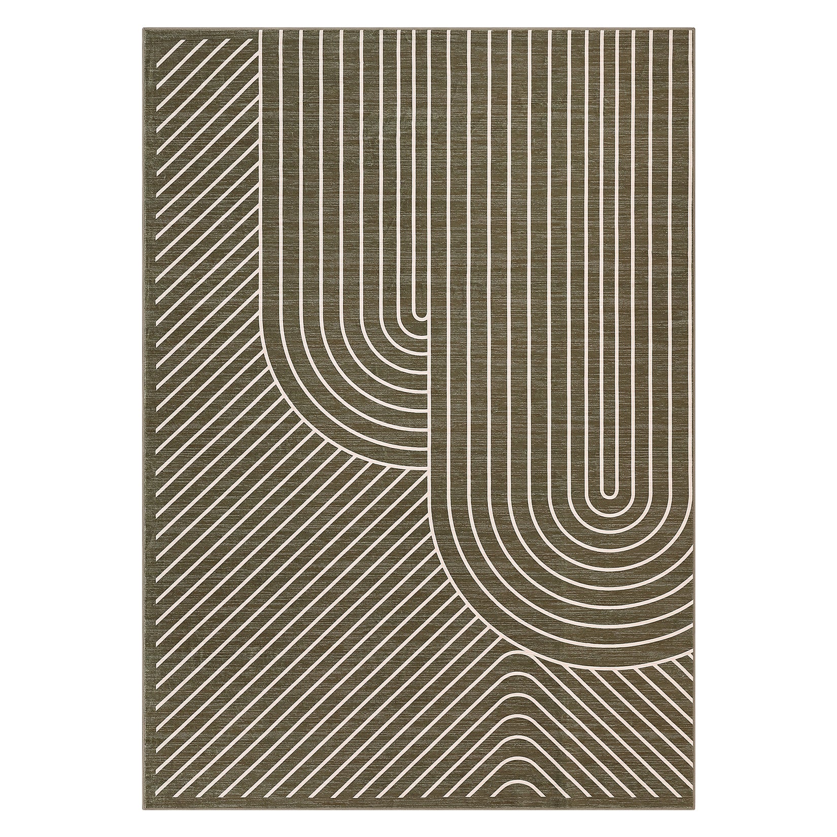 Garvee Washable Rug Low Pile Lightweight Indoor Area Rug with Non-Slip Backing for Living Room Bedroom Classroom Playroom