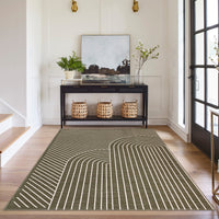 Garvee Washable Rug Low Pile Lightweight Indoor Area Rug with Non-Slip Backing for Living Room Bedroom Classroom Playroom